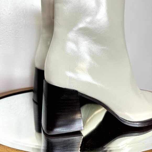 JEFFREY CAMPBELL Geist Square Toe Boot in Ice Size Size US 9 - Picture 6 of 11